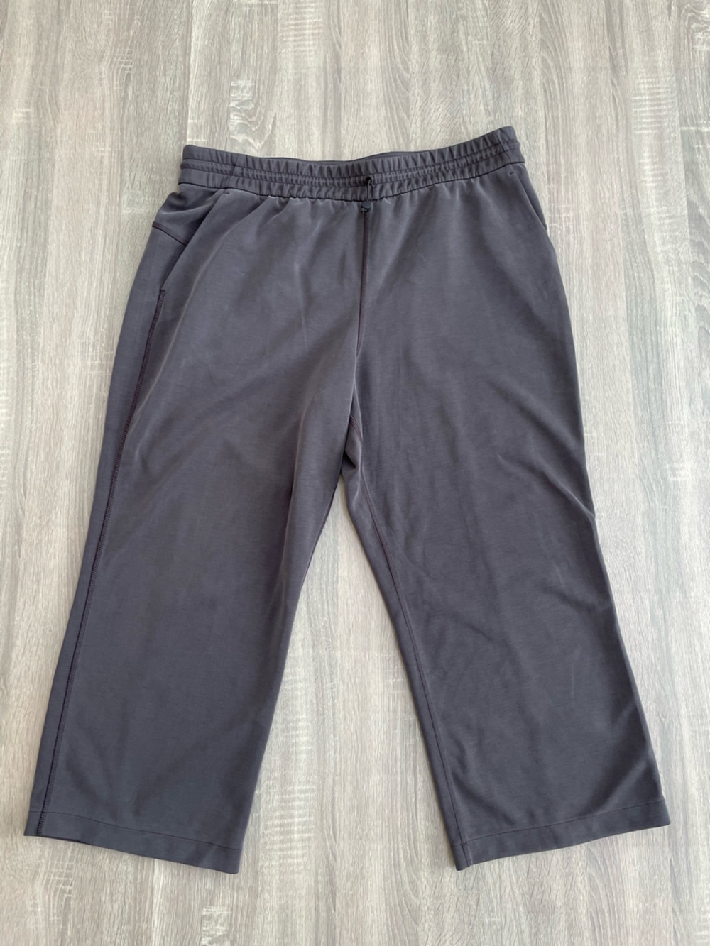 Lululemon Softstreme High-Rise Straight-Leg Cropped Pant Espresso Brown Size 14